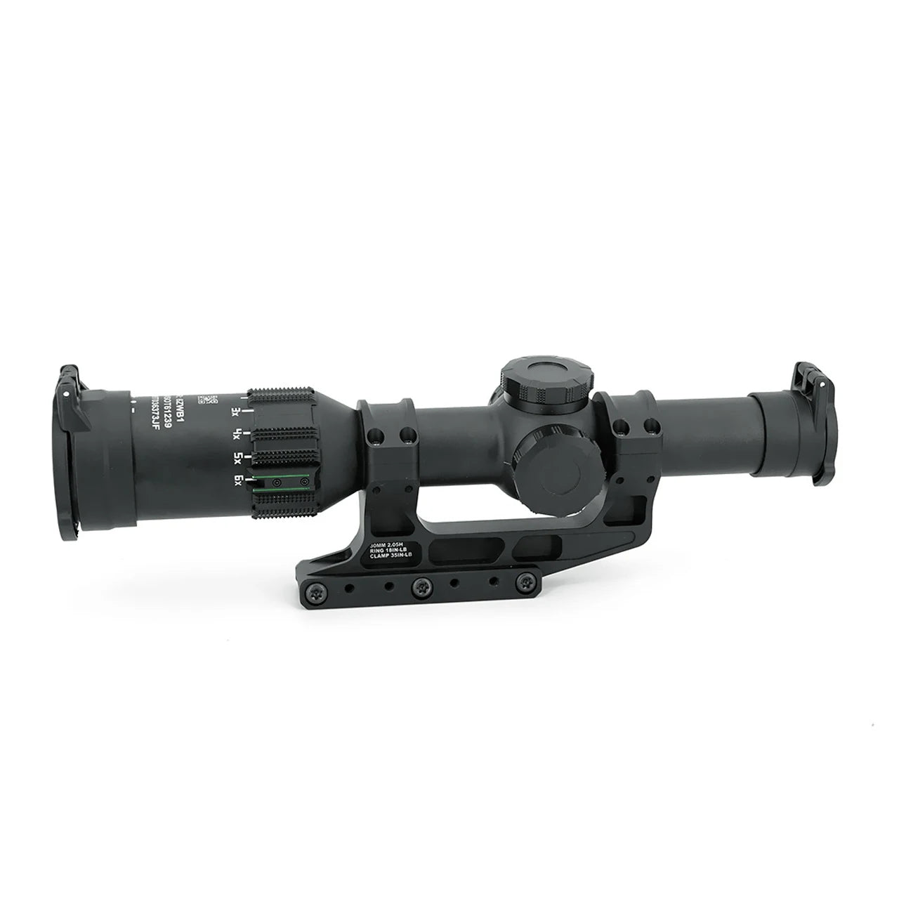 Tactical Fast  LPVO Scope Mount 30mm Tube With Offset Mount Plate For Red Dot Sight ,FDE And Black Color