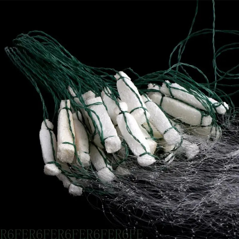 652F Fishing Net 8m Single Layer Monofilament Fishing Gill Net for w/ Floats Fishing Mesh Trap Net Netting Tackle Out