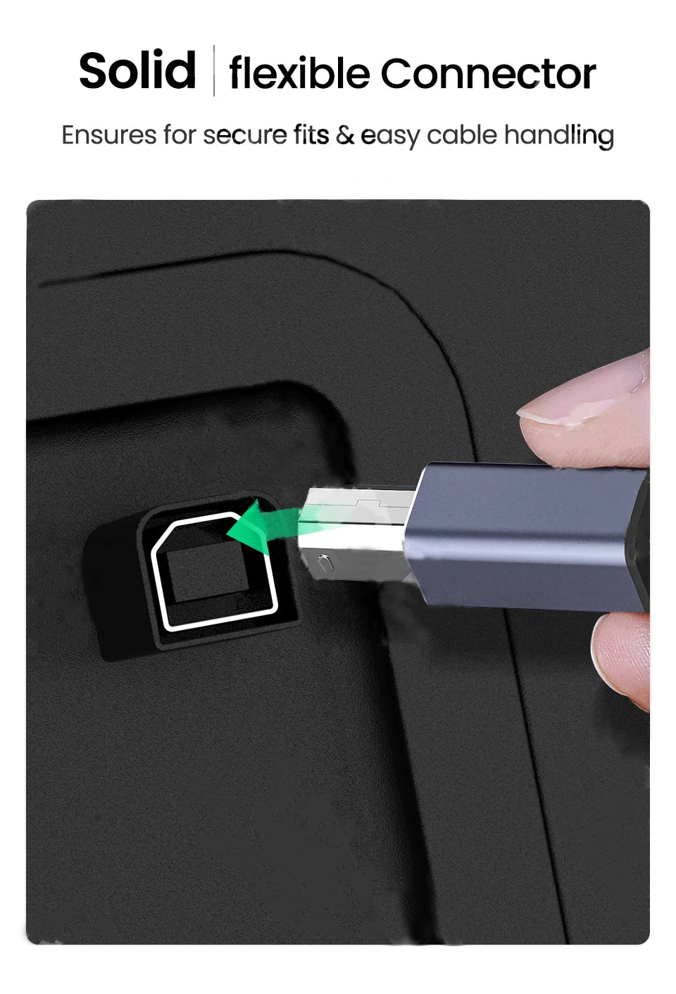 Type C to USB B 3.0 Data Cable USB C Male to USB B Male Adapte Cable For Docking Station External Hard Drivers Scanner Printer