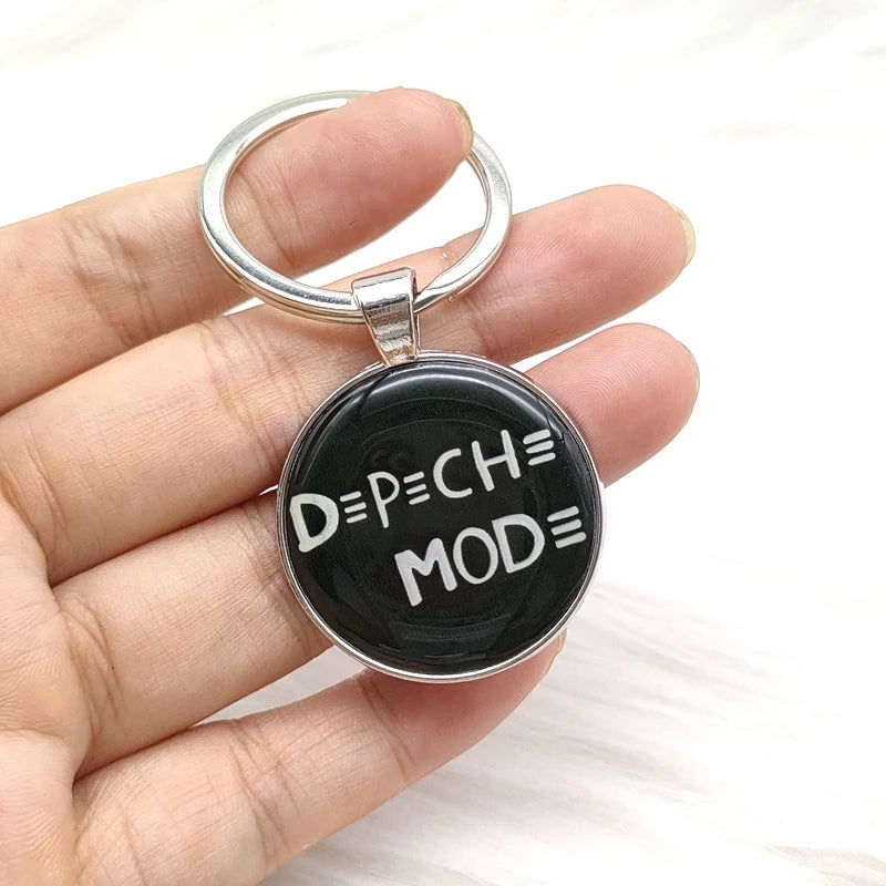 Popular Classic Rock Band Alloy Keychain Fashion Music Singer Song Pendant Key Chain Jewelry Wholesale