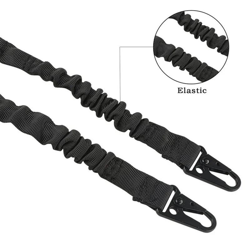 Military Tactical 2 Point Gun Sling Shoulder Strap Rifle Sling Airsoft Bungee Belt Mount Gun Rope Shooting Hunting Accessories