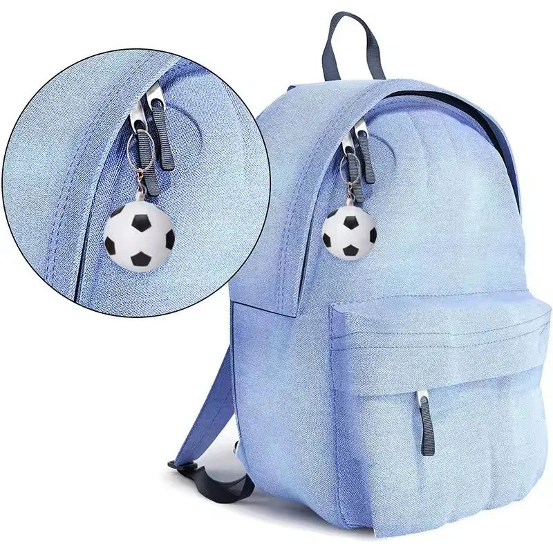 3D Sports Football Keychains Plastic Souvenirs PVC Keyring Men Soccer Fans Keychain Pendant Bag Hanging Decoration Fans Gift