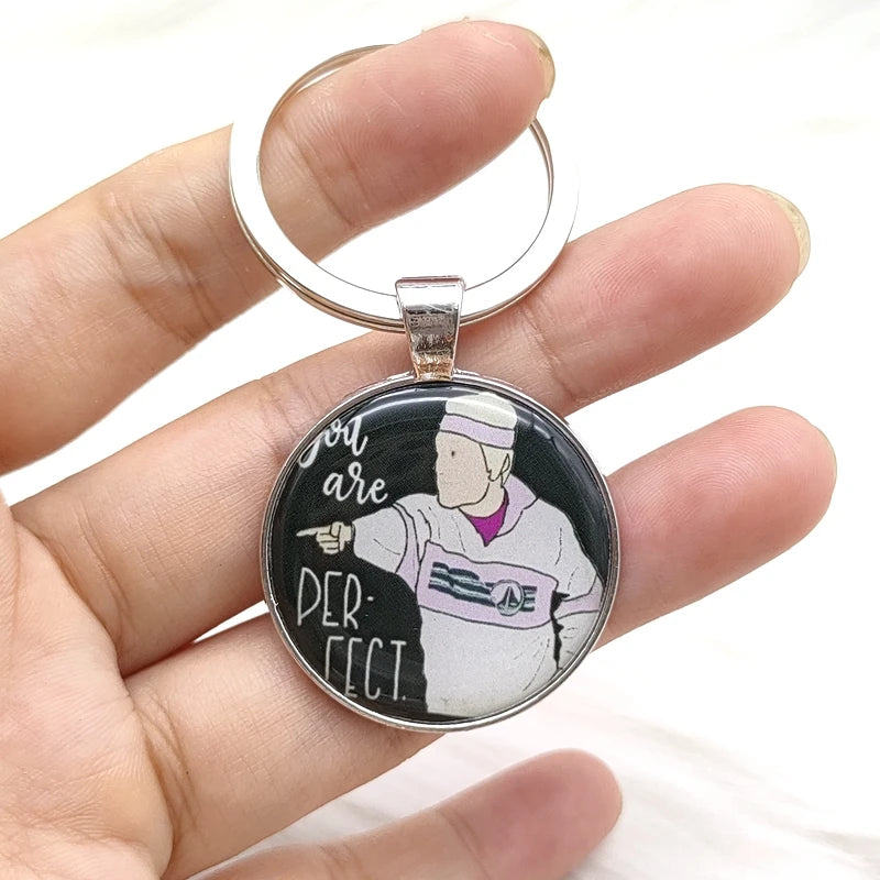 Popular Classic Rock Band Alloy Keychain Fashion Music Singer Song Pendant Key Chain Jewelry Wholesale