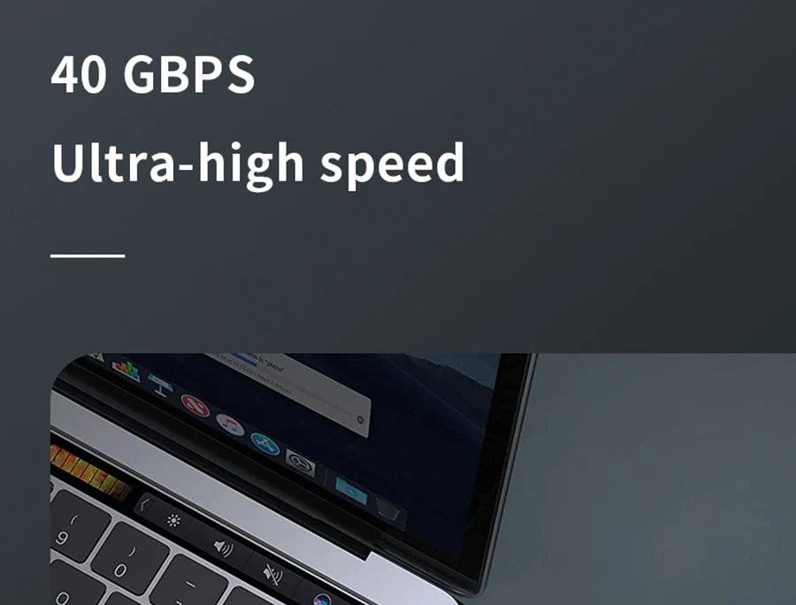 UGOURD USB4 Cable 40Gbps 240W Thunderbolt 4 Type C Fast Charging Cable Thunderbolt3 USB C to C Data Transfer  Cable For eGPU