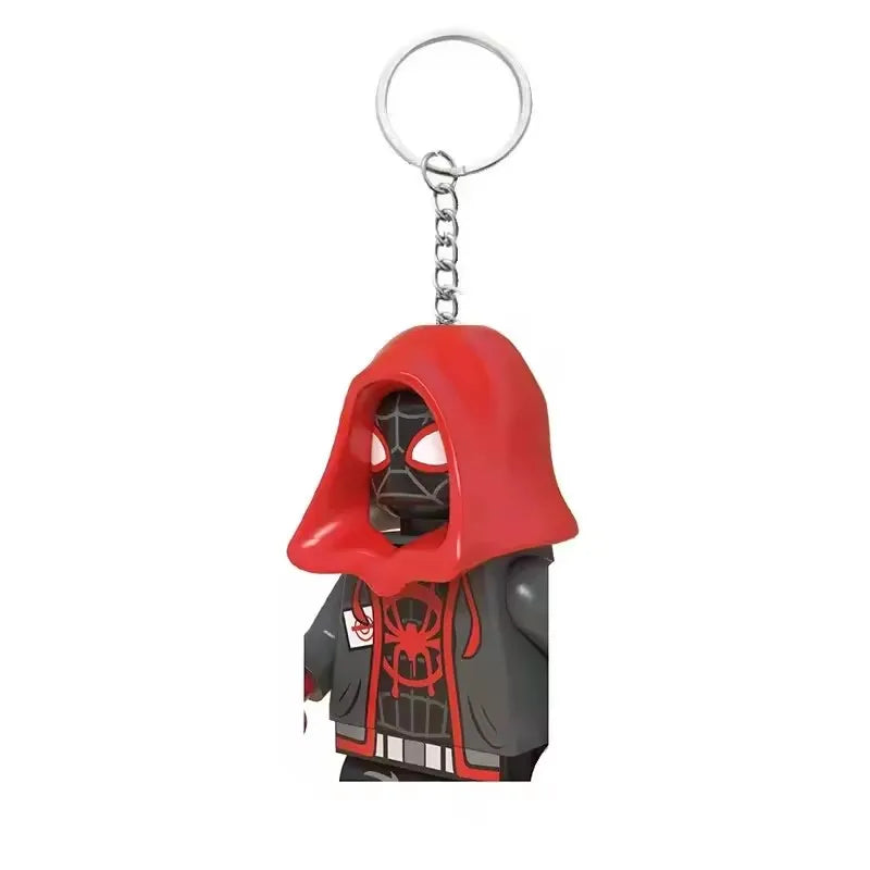 12 Style Marvel Deadpool & Wolverine Keychain Superhero Creative Building Blocks Cartoon Pendant Bag Keychain Accessories Fans