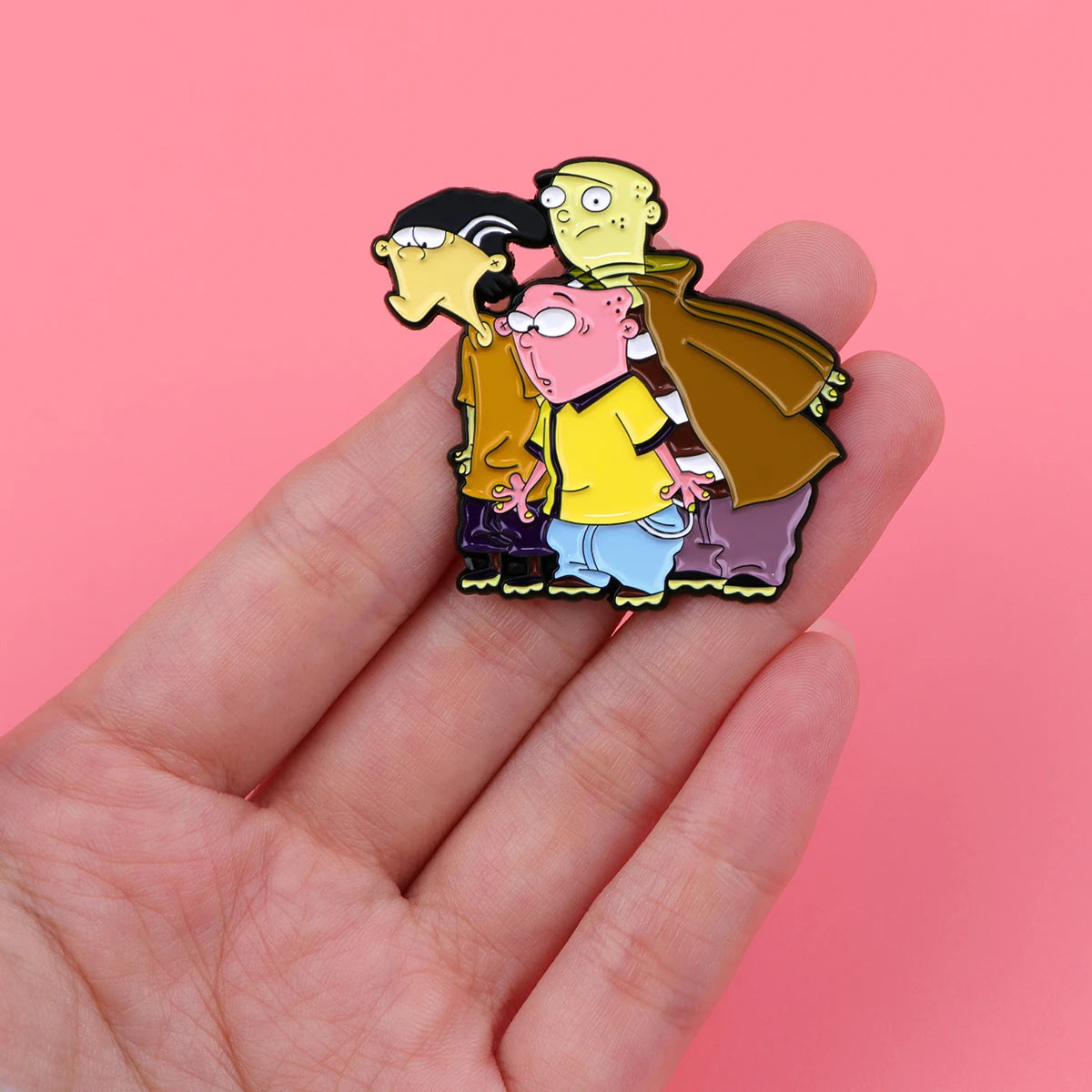 Funny Cartoon Boys  Lapel Pins for Backpacks Soft Enamel Pin Children Brooch for Clothes Badges Accessories Jewelry Gift