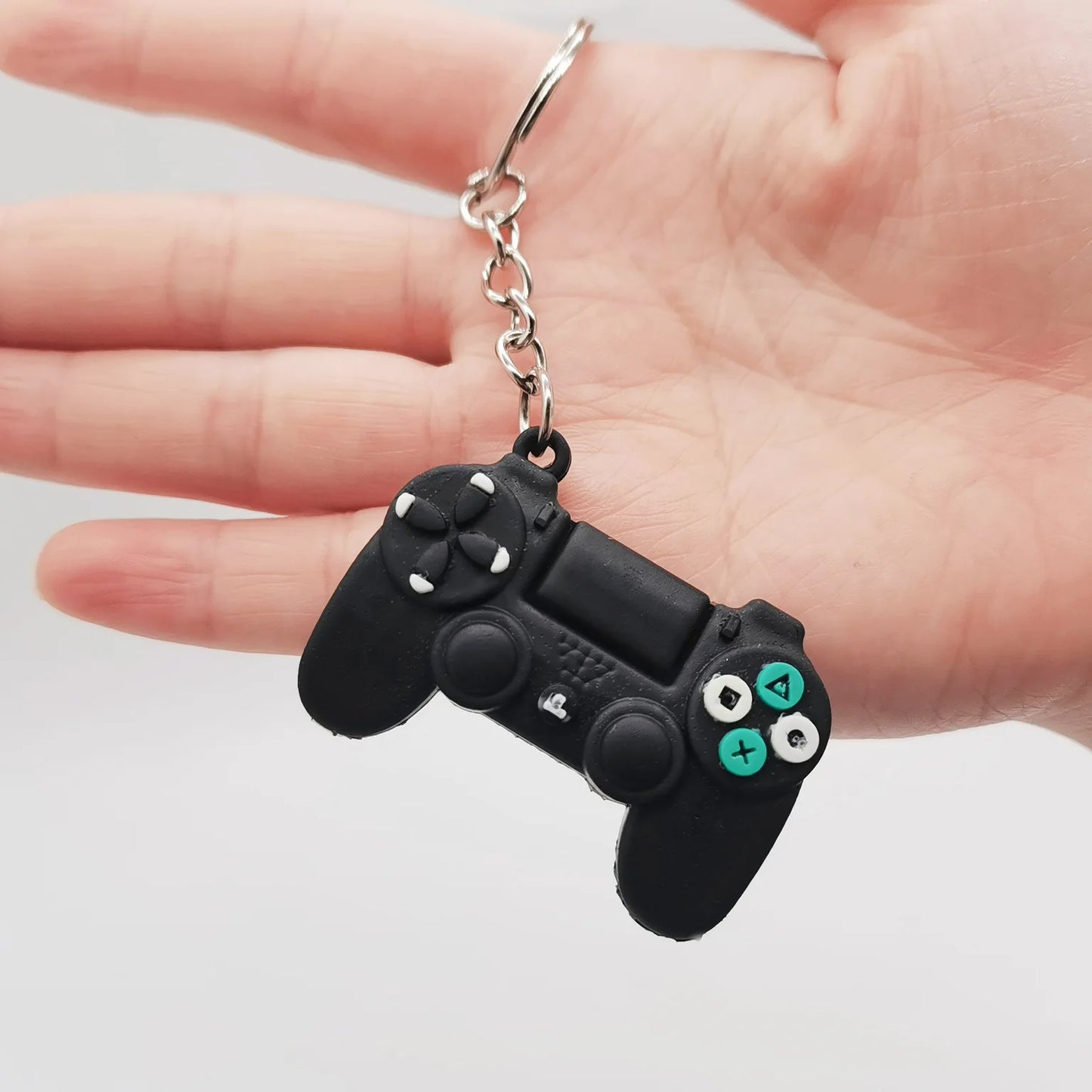 PVC new keychain high quality game machine key ring mini cartoon Gamepad Joystick fit men car keys trinket souvenir gift