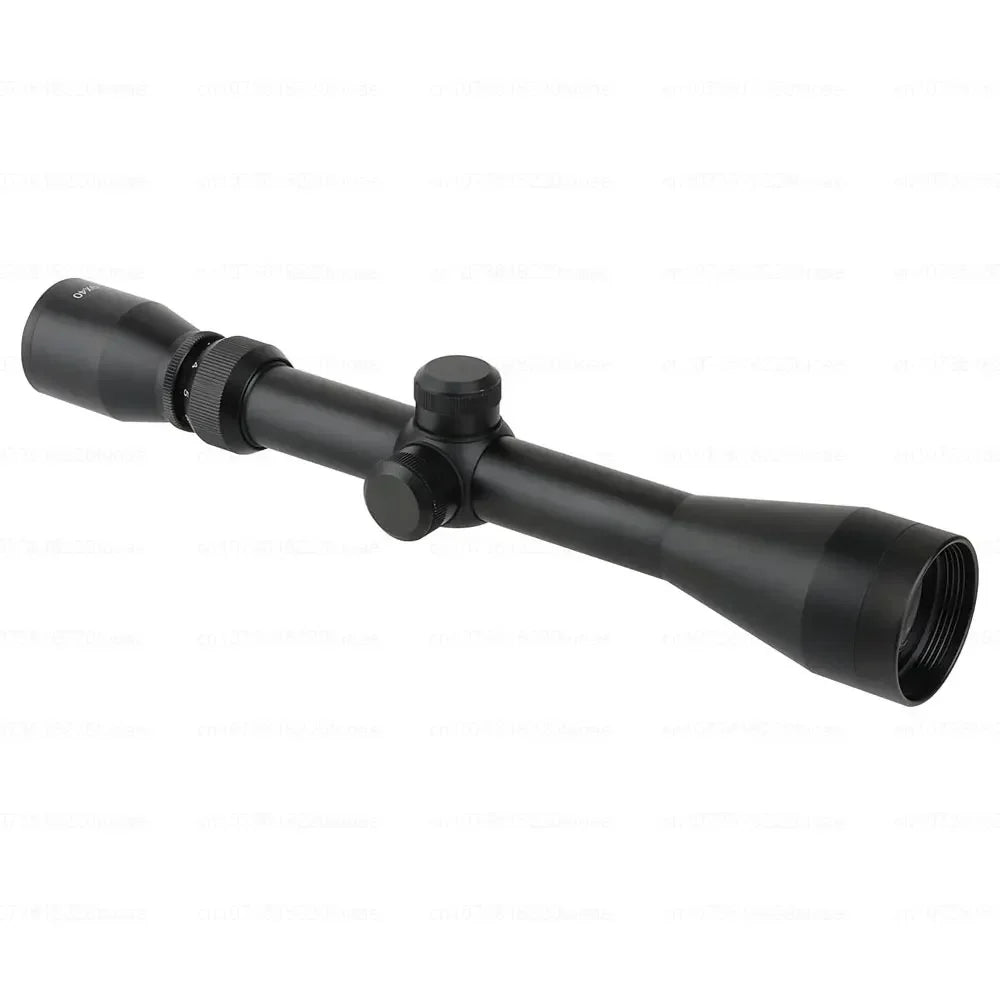 3-9X40 Optics Sniper Gun Scope W/Rangefinder Tactical Hunting Zoom Riflescope Rifle Mil-Dot Scope for Weaver/Picatinny Rail