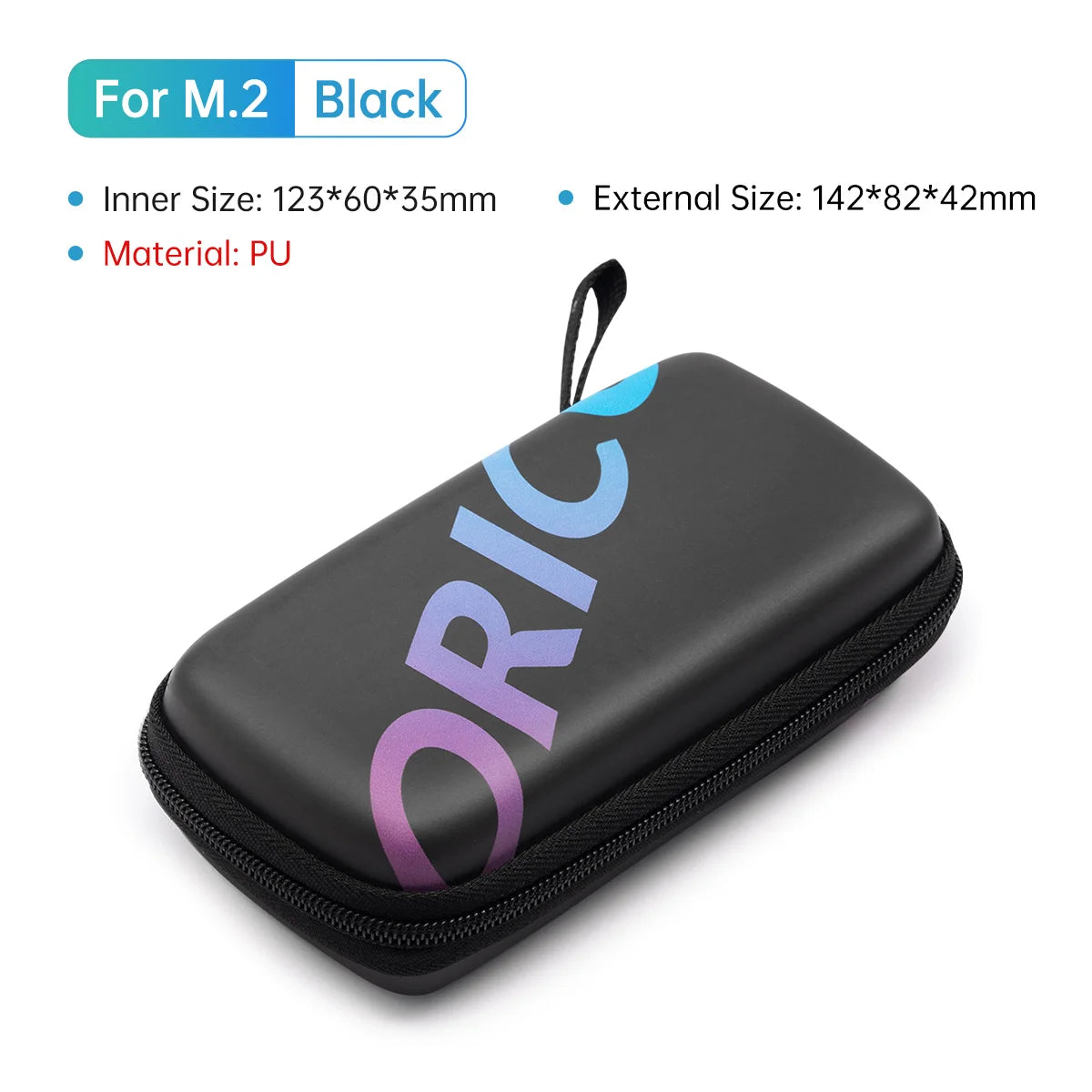 ORICO 2.5'' 3.5'' HDD Case Storage Bag for External Hard Drive Case/ M.2 Hard Disk Case /Earphone/U Disk Large Capacity Storage