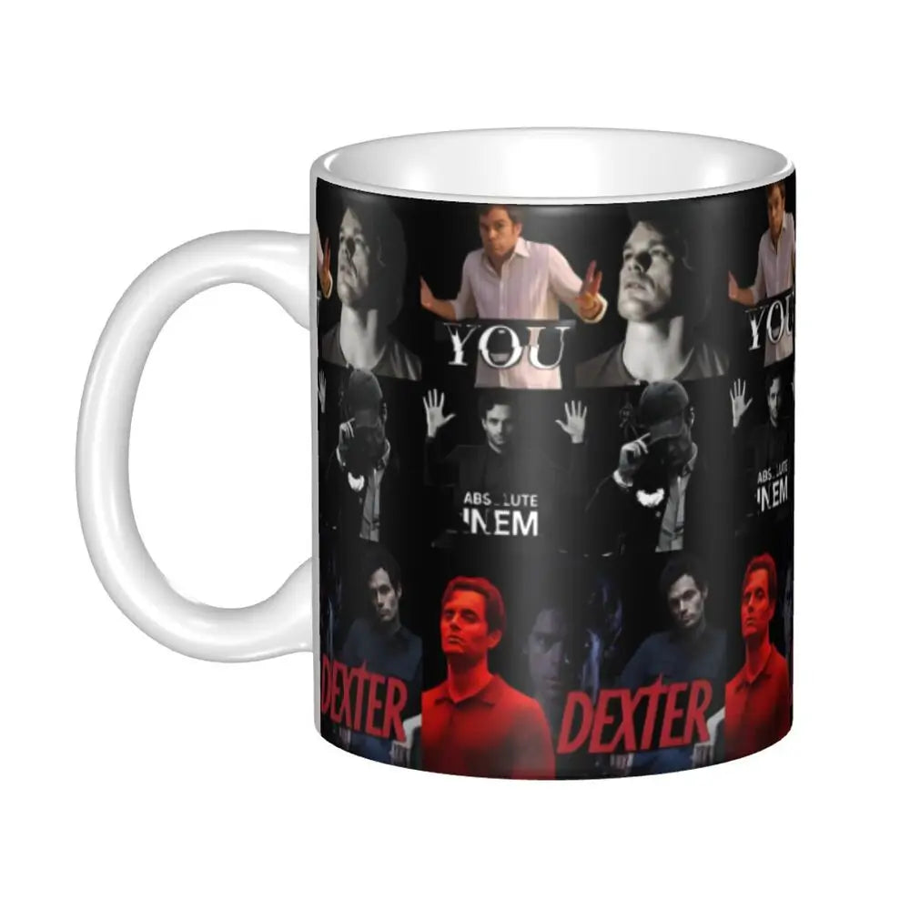 Customized Dexter Morgan Mugs DIY Movie Ceramic Milk Tea Coffee Cup