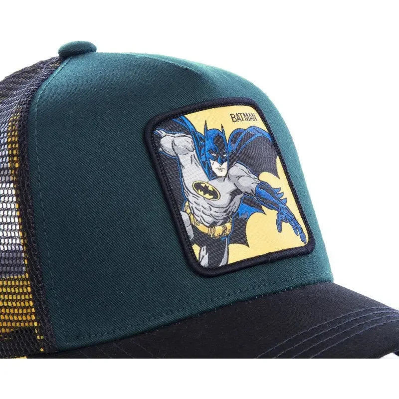 High Quality Batman Anime Cartoon Snapback Cotton Baseball Cap Men Women Hip Hop Dad Mesh Trucker Hat Dropshipping