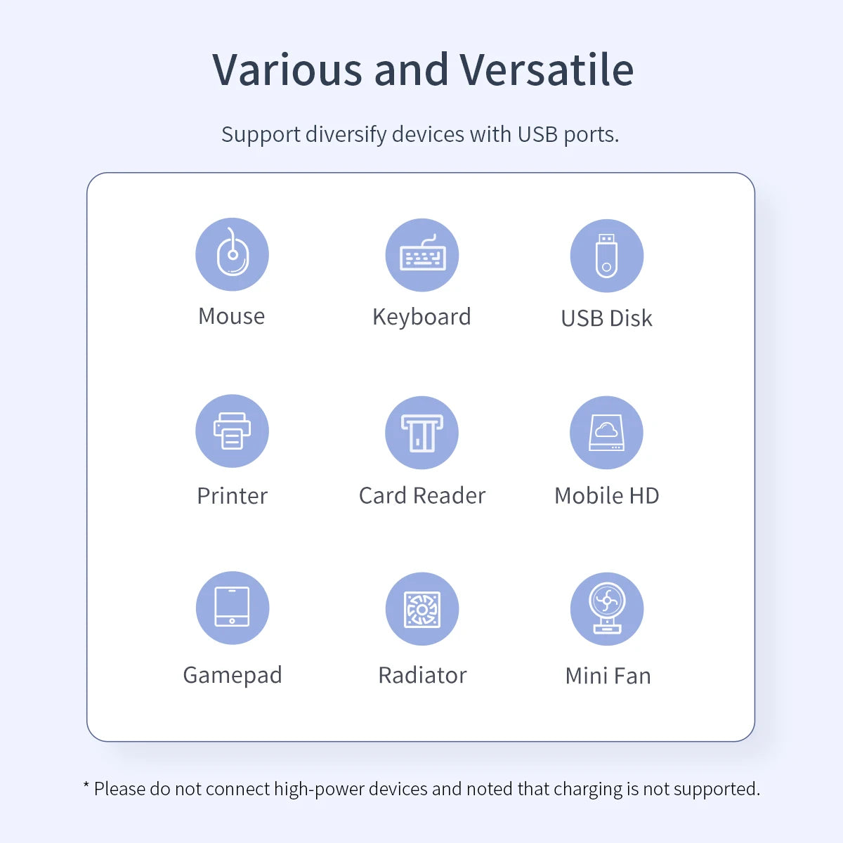 ORICO Mini USB HUB Multi 4 Port High Speed USB 3.0 2.0 Splitter Portable OTG Adapter For Computer Laptops Tablet PC Accessories