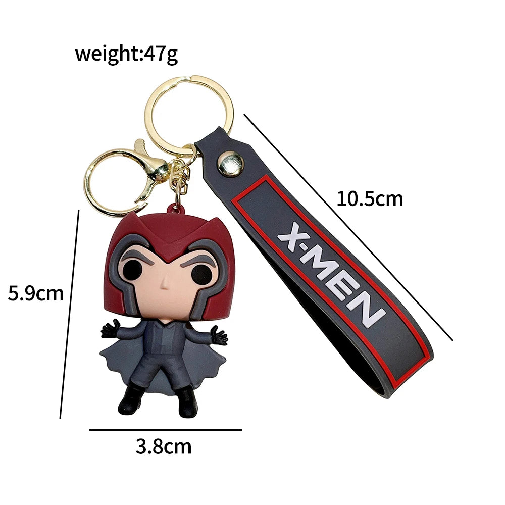 Cartoon The Avengers Keychain Venom Keyring Keys Holder Gifts for Friends