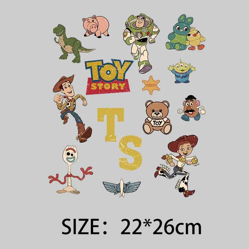 "You've got a Friend in me" TOY Story heat transfer sticker for clothes Wash - resistant Decals  DIY Decoration