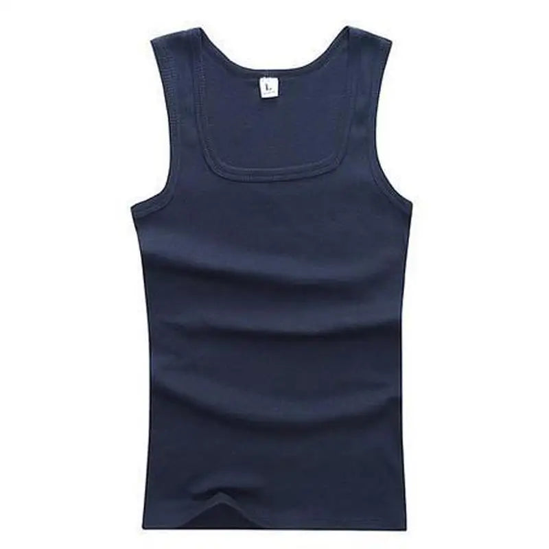 Casual Men Vest Cool Fitness Vest Sleeveless Tops Undershirt Plus Size Men Clothing Tank Tops Summer Black White Gray Vest Male