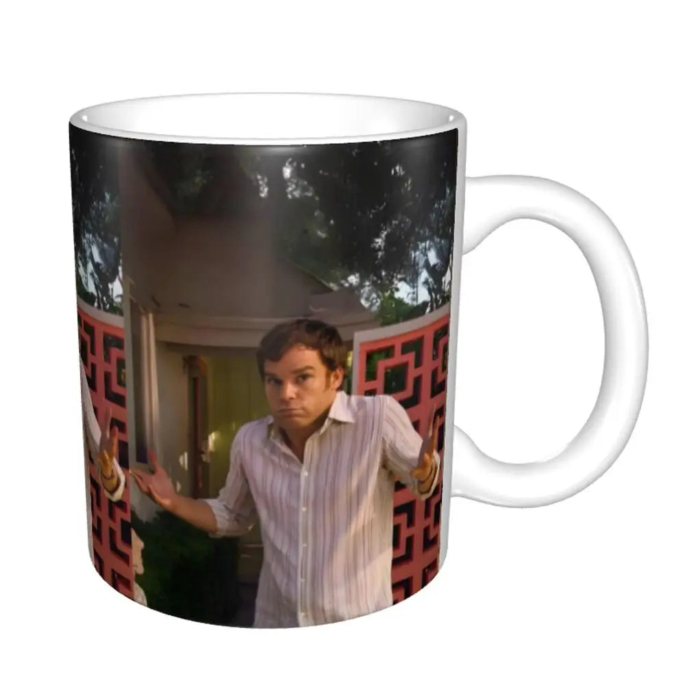 Customized Dexter Morgan Mugs DIY Movie Ceramic Milk Tea Coffee Cup