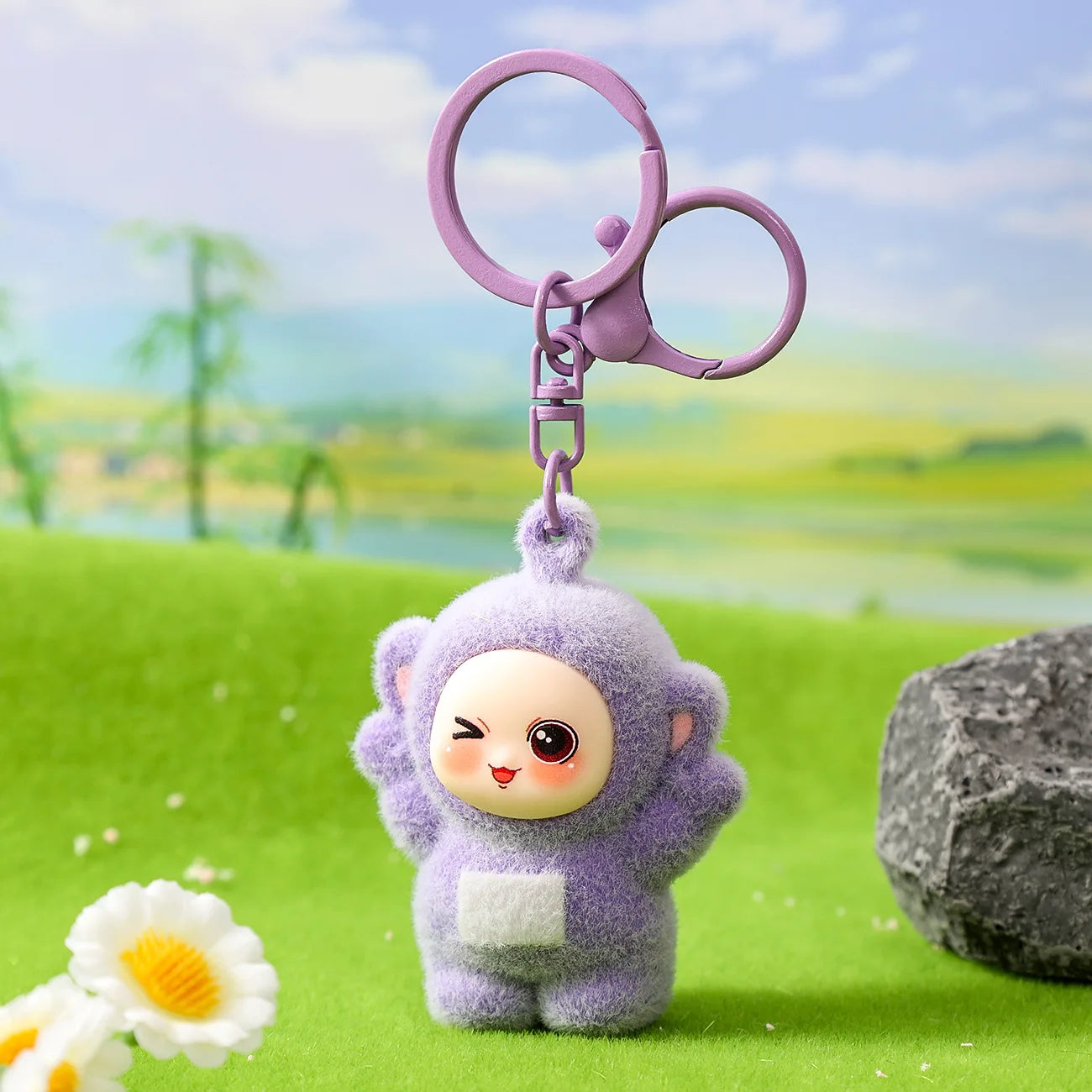 Four Color Cute Doll Series Cartoon Keychains Trendy Small Pendants Cute Gifts Couple Schoolbag Accessories