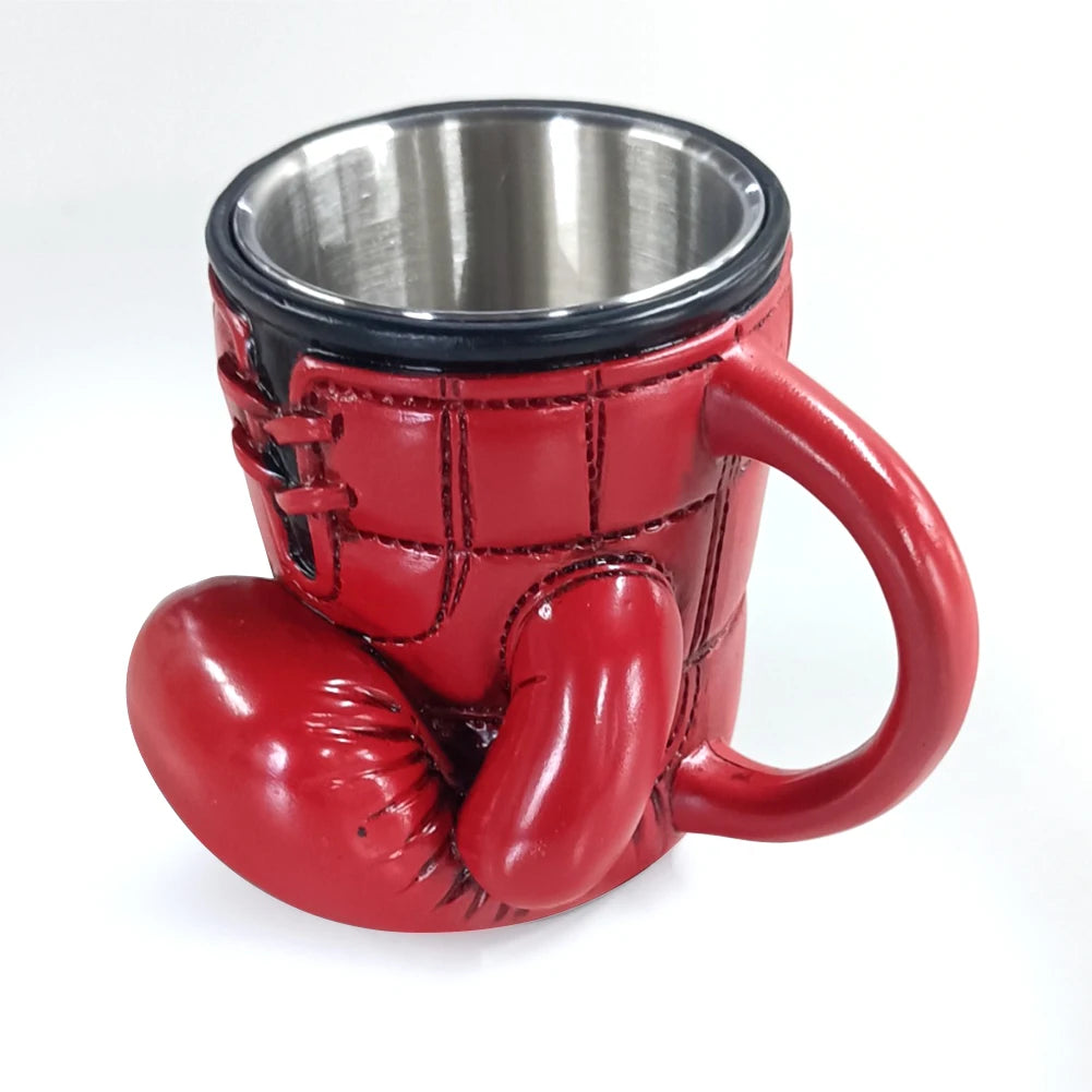 Newest Boxing Glove Mug Sport Themed Coffee Cup Funny Drinkware Kitchen Desktop Container with Handle Creative Home Gifts