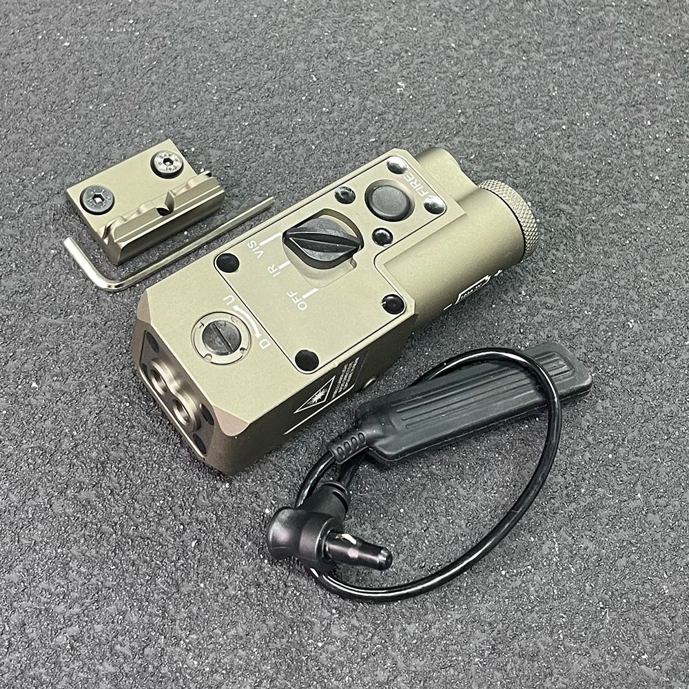 CQBL 1 Tactical Laser Sight Infrared Laser IR Aim Pointer Indicator w/ Remote Pressure Switch Fit 20mm Rail