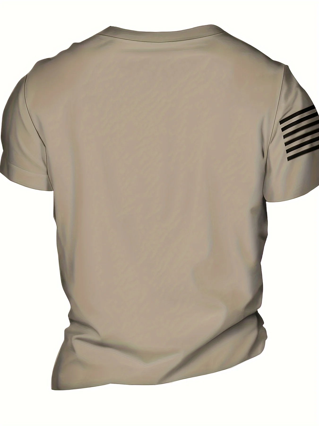 Men'S T-Shirt with a Simple Striped 3D Digital Print,a New Fashion Trend for Summer2025Featuring a Cool Street Style with Short