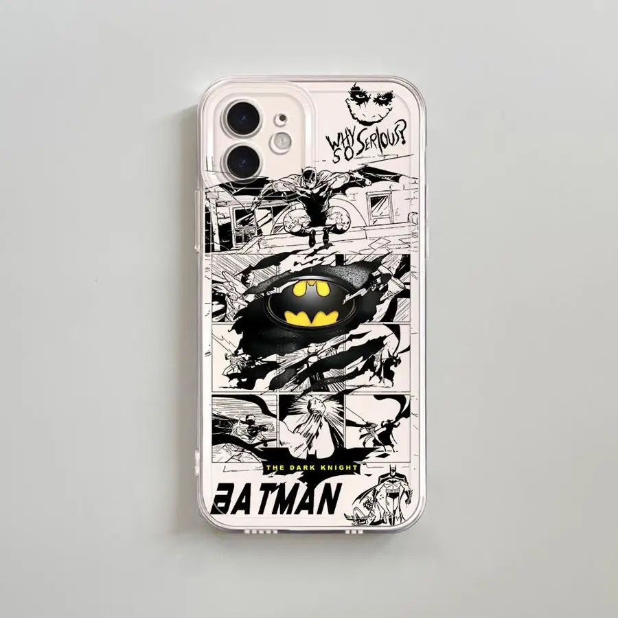 B-Batman Hero Logo Phone case for iPhone 16 15 14 13 12 11 Plus Pro ProMax 13 12 Mini X XS Max XR 7 8 SE cases