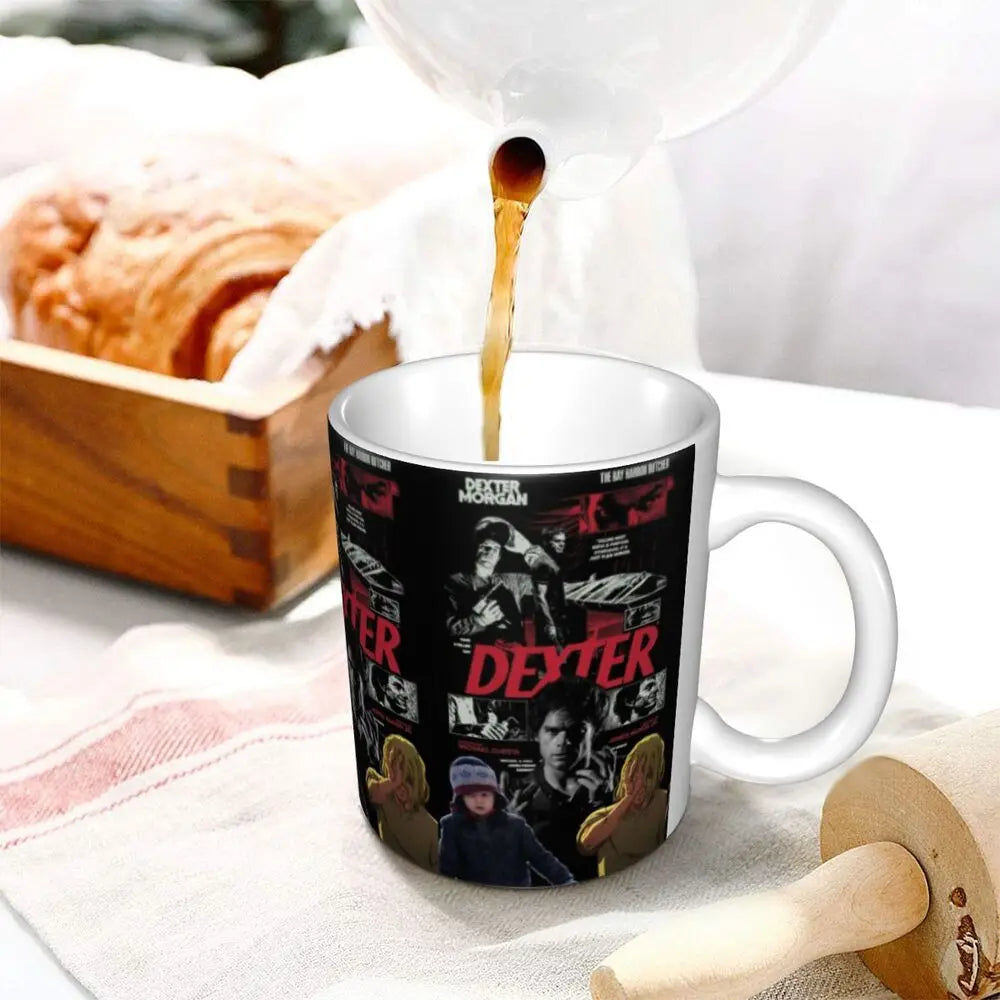 Customized Dexter Morgan Mugs DIY Movie Ceramic Milk Tea Coffee Cup