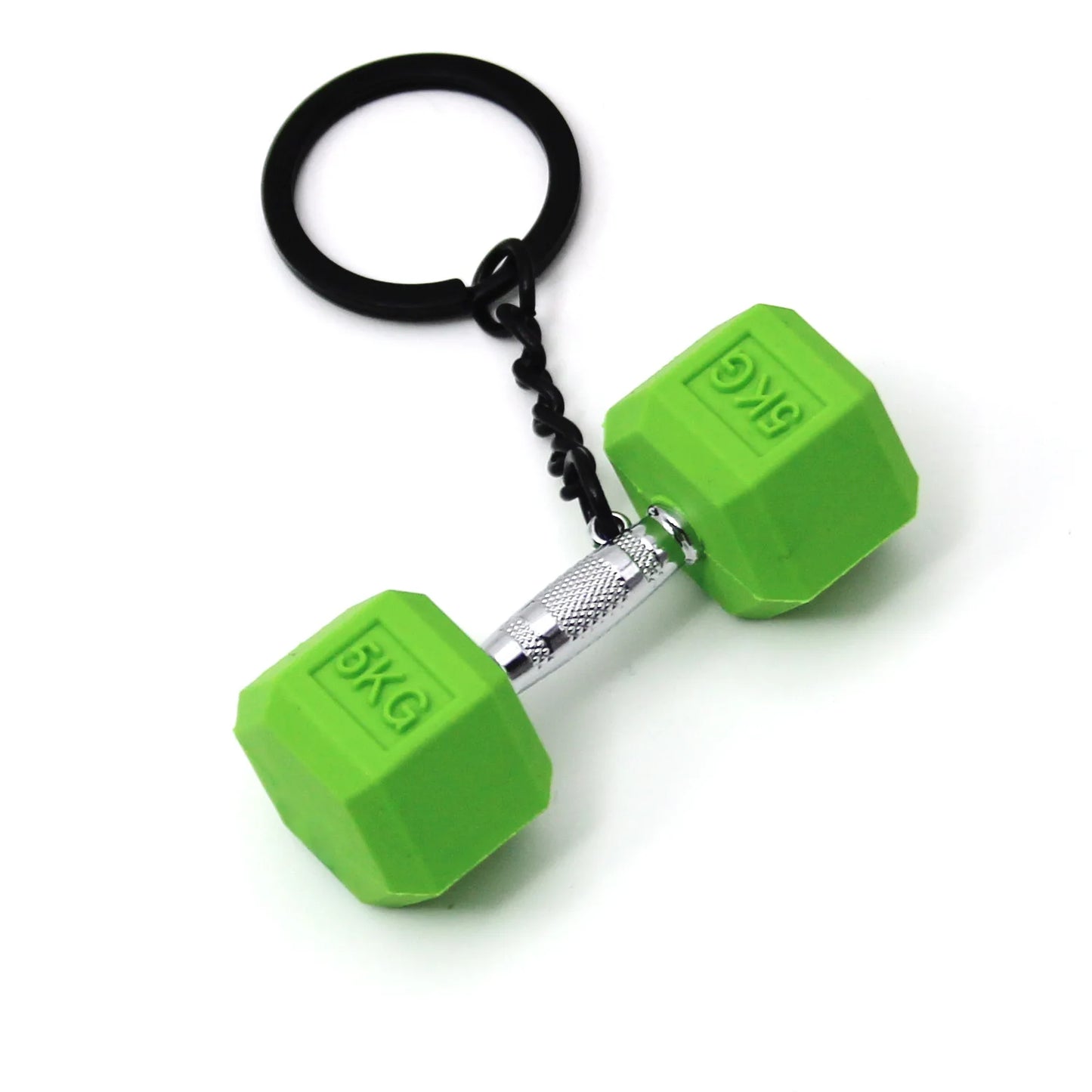 pvc dumbbell keychain key ring creative car key chain sports keychain key holder portachiavi chaveiro llaveros hombre bag charm