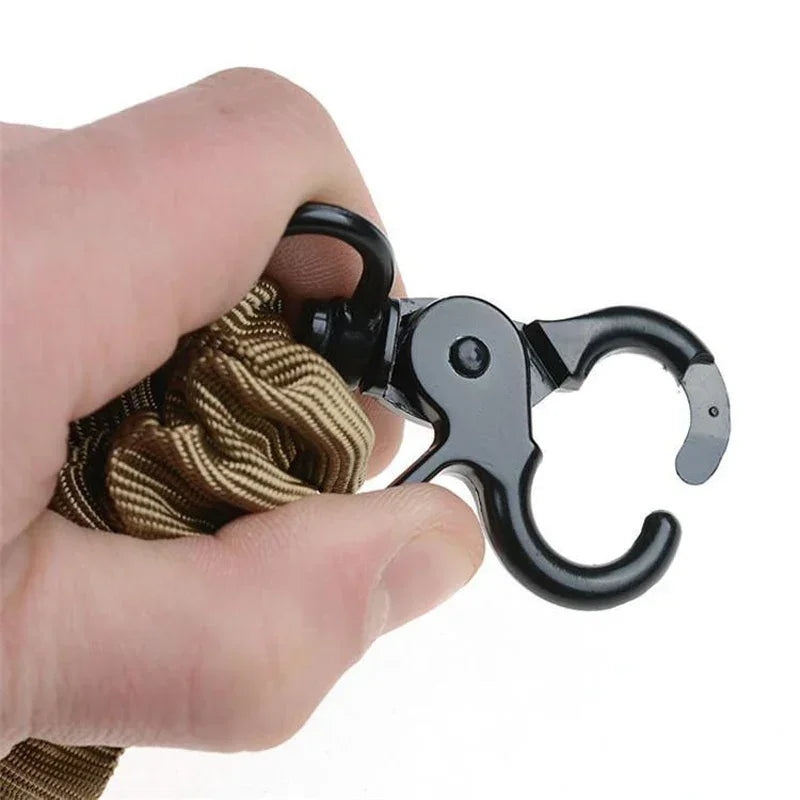 Tactical Single Point Gun Sling Shoulder Strap Rifle Rope Belt with Metal Buckle Shotgun Hunting AR 15 Accessories Airsoft Gear