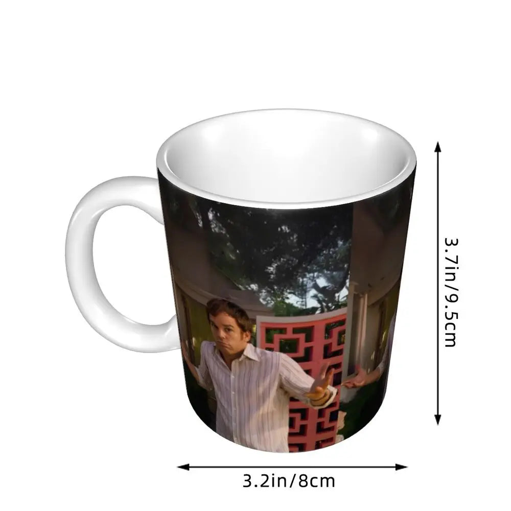 Customized Dexter Morgan Mugs DIY Movie Ceramic Milk Tea Coffee Cup