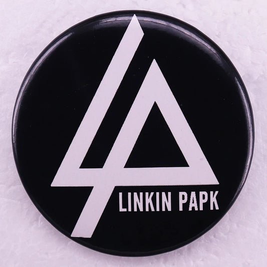 American Rock Band Pinback Button Music Lover Pin Tinplate Badge Fans Jewelry 58MM