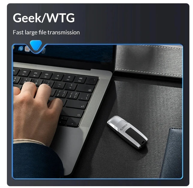 ORICO USSD Solid State U Disk 520MB/S Pen Drive Metal USB Flash Drive Type C 1TB 64GB 128GB 256GB Ultra High Speed Pendrives