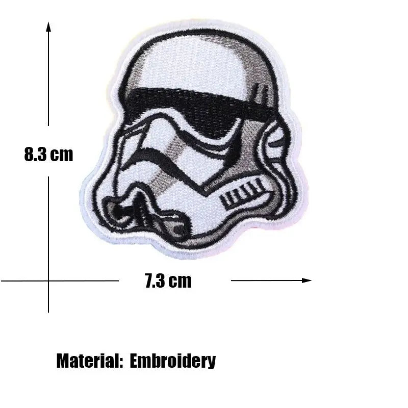 Star Wars Mandalorian Jedi Knight Badge Anime Cartoon Embroidery Fashion Velcro Tactical Clothing Patch Accessories Gift