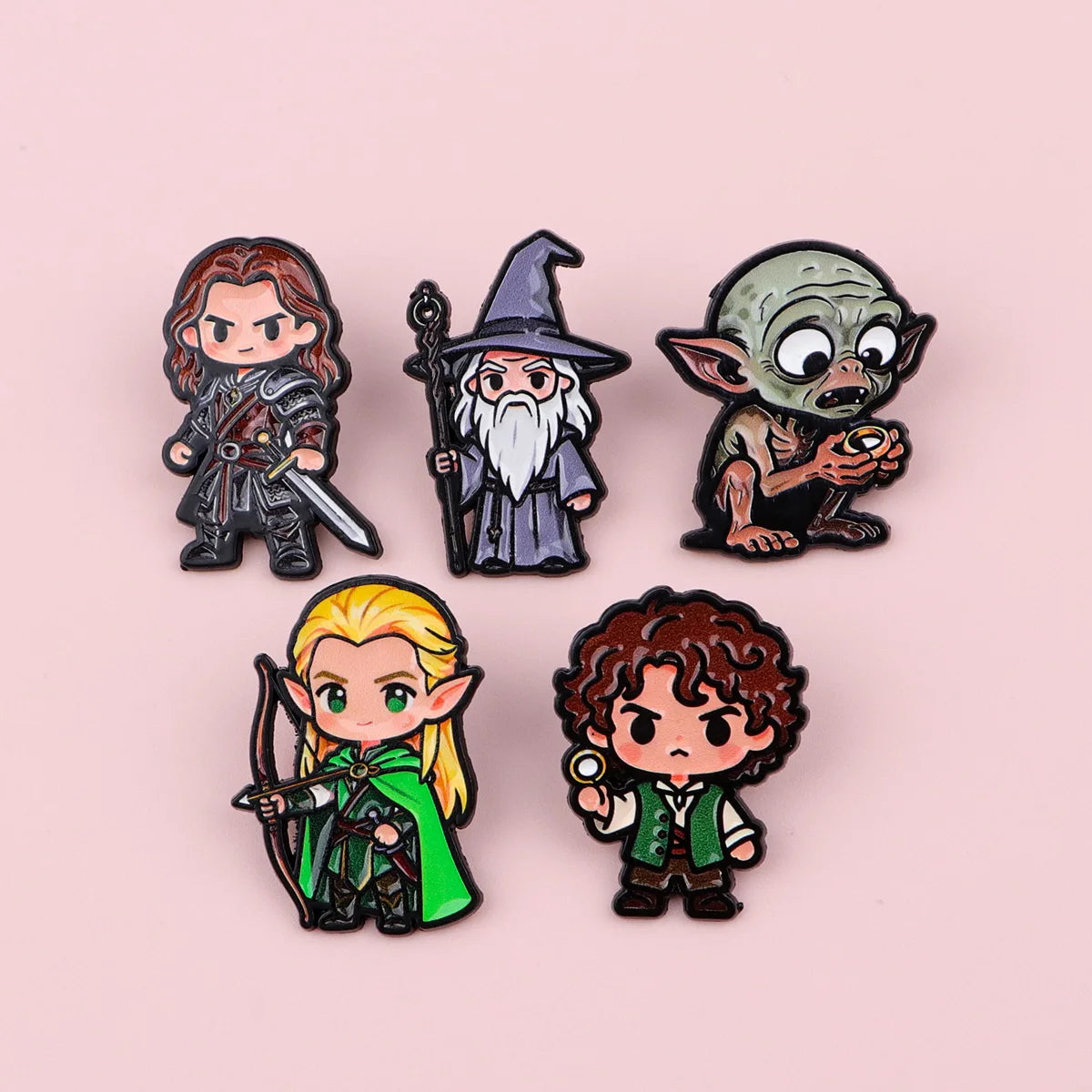 Fantasy Movie Lapel Pins for Backpacks Enamel Pin Backpack Cute Women Men Brooches Metal Badges Jewelry Accessories Gifts