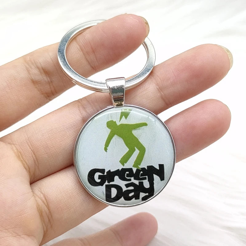 Popular Classic Rock Band Alloy Keychain Fashion Music Singer Song Pendant Key Chain Jewelry Wholesale