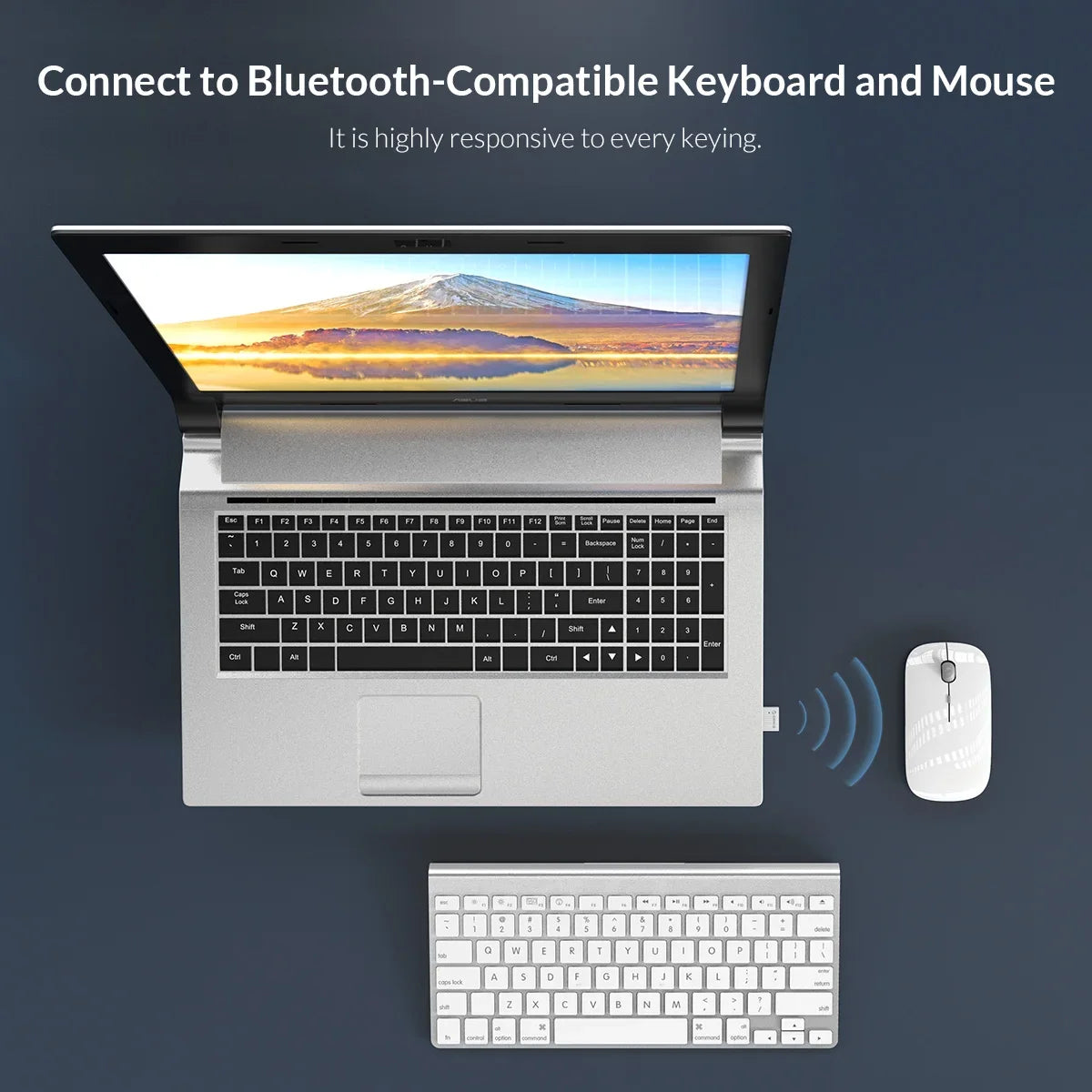 ORICO USB Bluetooth 5.0 Adapter USB Bluetooth for PC Bluetooth 5.0 For PC Speaker Laptop soundbox Wireless Mouse USB Transmitter