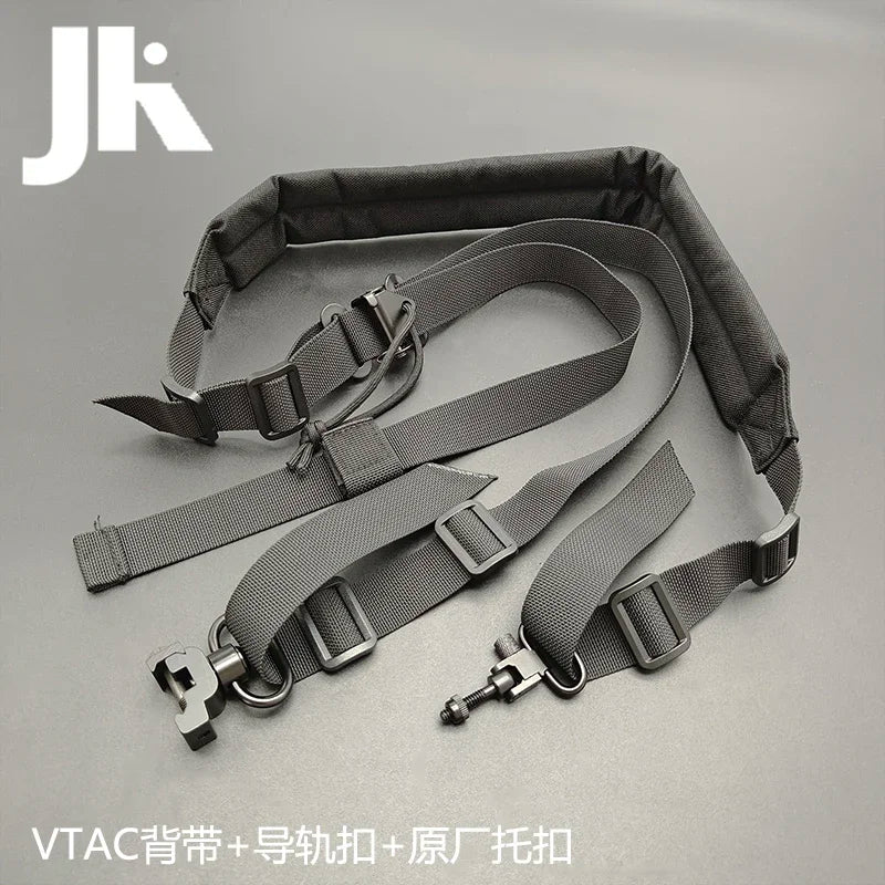 Tactical VTAC Rifle 2 Dot Quick Adjustable Shoulder Strap Outdoors Hunting Equipment With MLOK Mount Button Sling Set