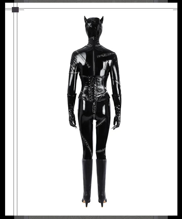 Bat man Returns Catwomen Cosplay Costume Uniform Halloween Carnival Party Christmas Play Role Clothes Clothing