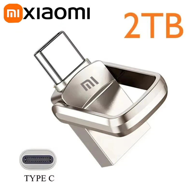 Xiaomi U-Disk USB 3.2 Type-C Interface Mobile Phone Computer Mutual Transmission Portable USB Memory 2TB 1TB 512GB 2025 NEWEST