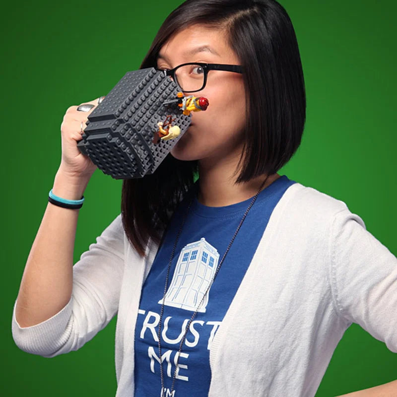 Creative Build-on Brick Mug Cups Building Blocks Design Birthday Gifts Personalized Decorations