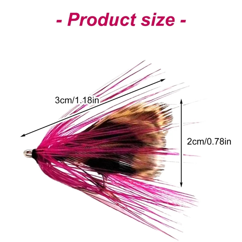 Fly Fishing Fly Topwater Baits Light Weight Artificial Butterfly Fishing Baits Insect Fly Fly Fishing Lures Enduring