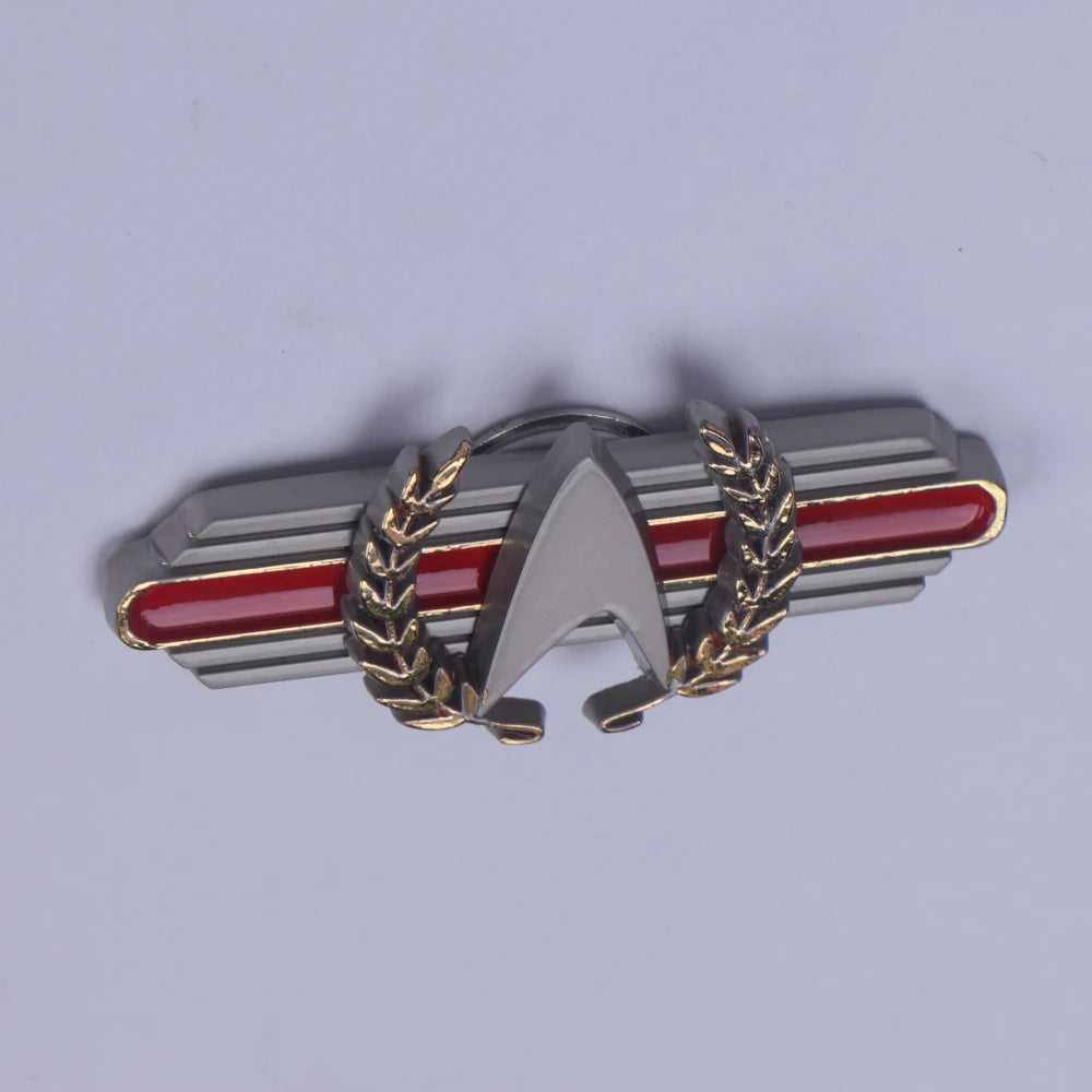 Star Red Grey Pin reks Captain Picard Season 2 Magnet Pin Brooches Badge Star Accessories reks Badge Metal