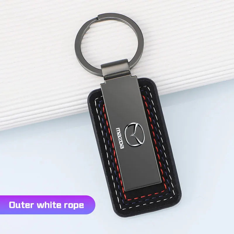 Car Keychain Keyring Pendant Accessories For Mazda 2 3 5 6 Atenza Axela Demio CX3 CX-5 CX5 CX7 MP MS RX8 Metal Emblem Keychain