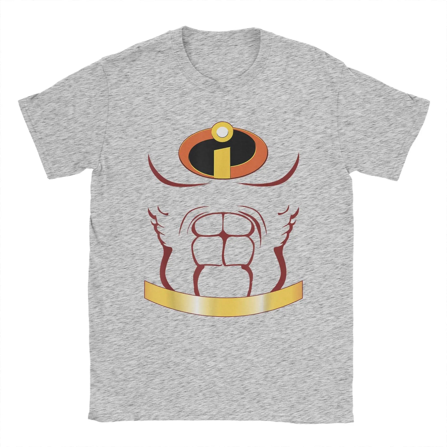 The Incredibles Halloween Superhero Costume T-Shirt Men  Crazy Cotton Tees Crew Neck Short Sleeve T Shirt Graphic merchandise