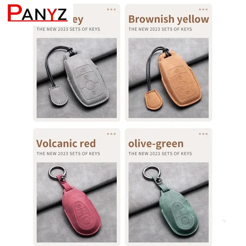 For Porsche Cayenne 718 MACAN Panamera 911 Boxster Keychain Accessories Car Key Case Covers Smart Remote Protection Shell Holder