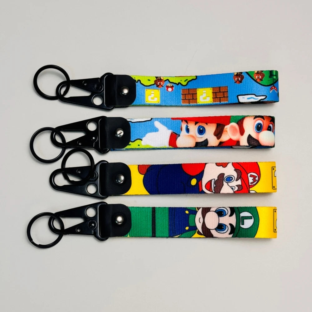Anime Keychain Lanyard Cartoon games Accessories Car Keyring Cute Toy Key Chain Bag Pendant Key Holder Gift