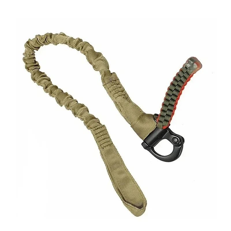 Hunting Quick Release Safety Rifle Sling Lanyard Strap Rope Line Climbing Rope Airsoft Protective Sling for Outdoor Hunting