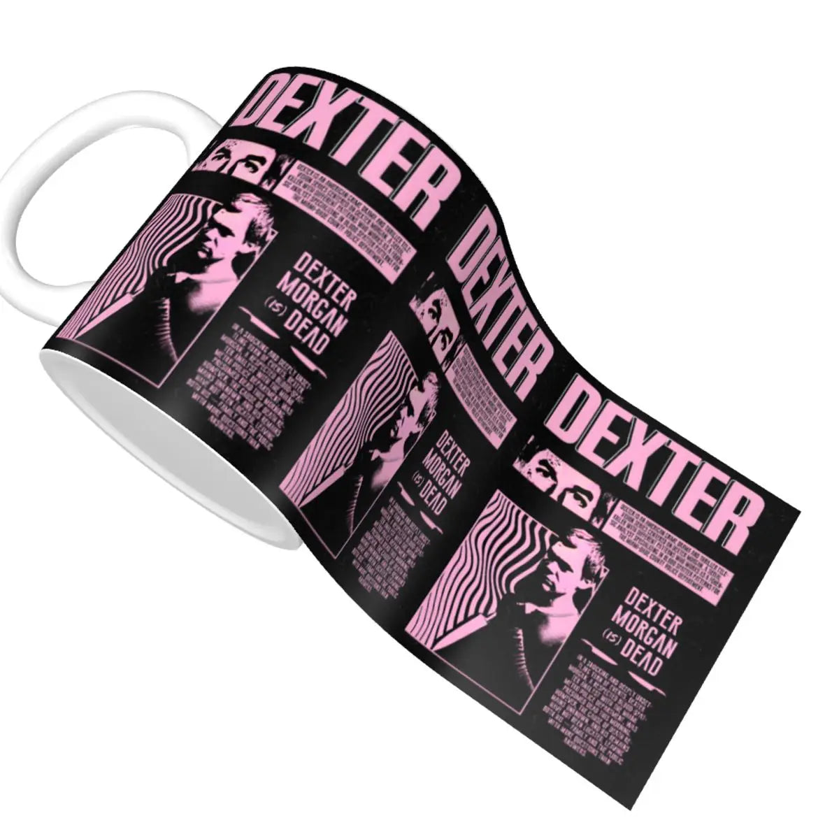 Customized Dexter Morgan Mugs DIY Movie Ceramic Milk Tea Coffee Cup