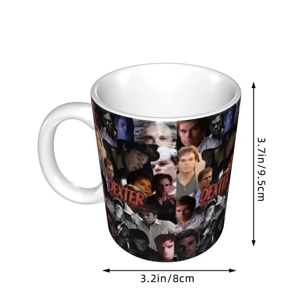 Customized Dexter Morgan Mugs DIY Movie Ceramic Milk Tea Coffee Cup