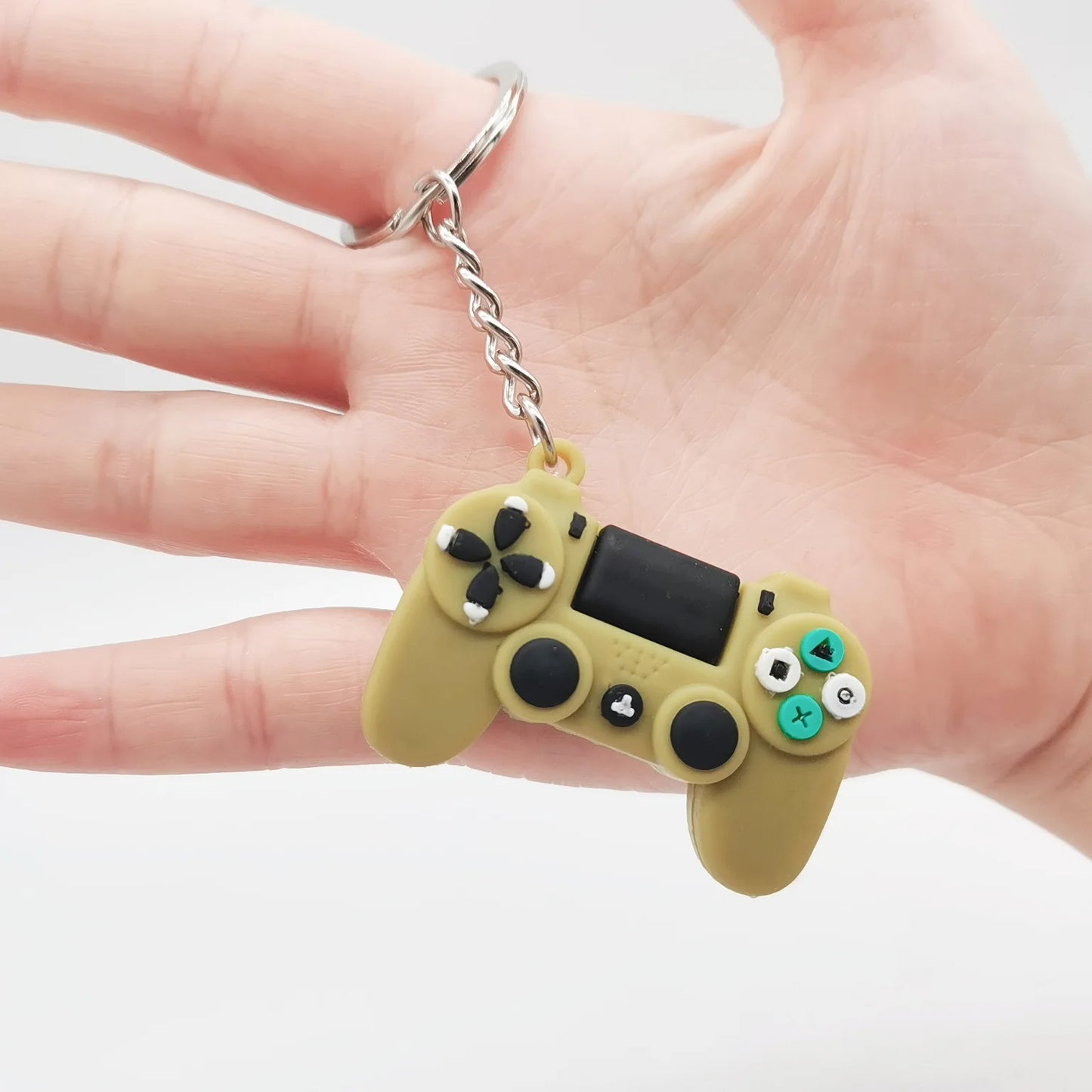 PVC new keychain high quality game machine key ring mini cartoon Gamepad Joystick fit men car keys trinket souvenir gift