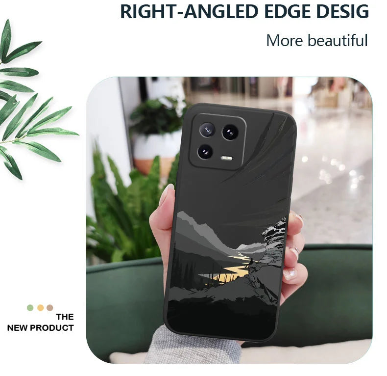 Relaxed Mind Phone Case For Xiaomi Mi 15 14 14T 13 13T 12 12X 12T  11 11T Ultra 10 10T 9 9T Pro Lite Liquid Silicone Cover